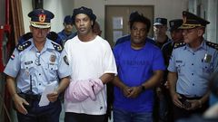 Ronaldinho enfin libéré de prison au Paraguay