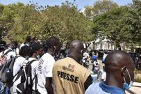 Levée de corps des trois défunts agents de Leral TV