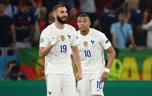 Kylian Mbappe would join fellow France forward Karim Benzema at Real Madrid