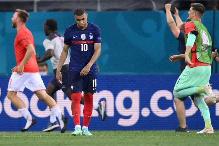 Kylian Mbappe missed the crucial penalty as France were knocked out of Euro 2020 by Switzerland