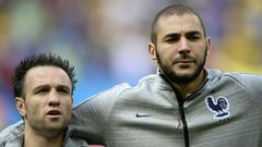 Mathieu Valbuena and Karim Benzema were teammates in the French national team