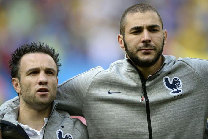 Mathieu Valbuena and Karim Benzema were teammates in the French national team