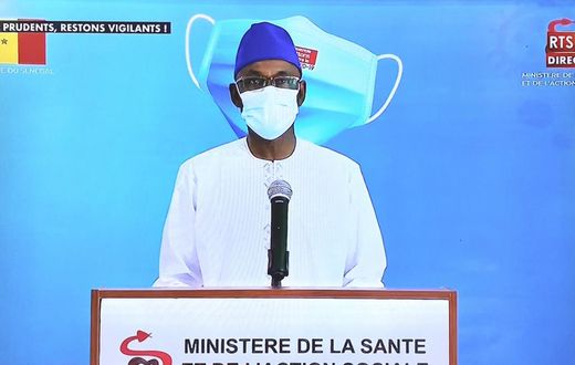 Communiqué télévisé sur la situation journalière de la Covid-19 au Sénégal
