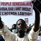 Lors d’une manifestation demandant la criminalisation de l’homosexualité, à Dakar, le 23 mai 2021 SEYLLOU - AFP