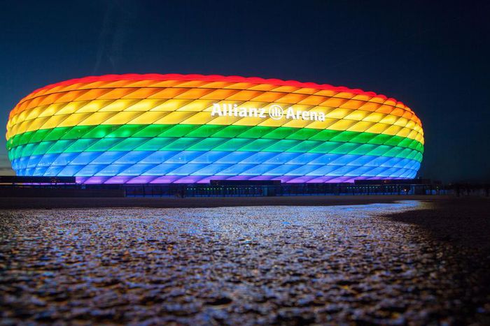 Munich-Arena aux couleurs LGBT
