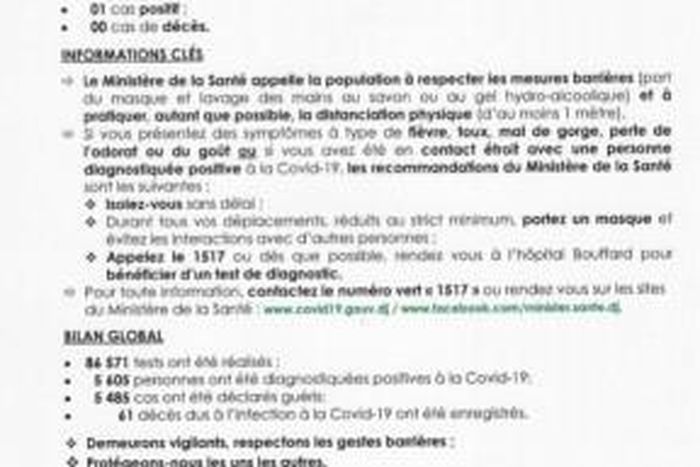 Ministere de la Santé de Djibouti