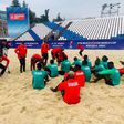 L'équipz du Sénégal à l'entrainement