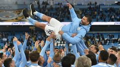 Sergio Aguero scored 260 goals for Man City, winning five Premier League titles