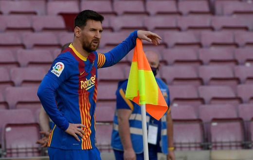 Flagging: Barcelona and Lionel Messi could not score against Atletico Madrid