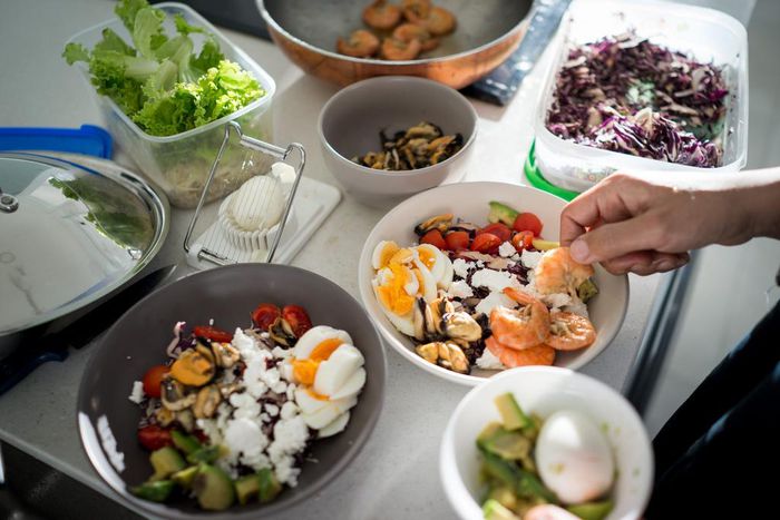 A spread of food that aligns with a low-carb Keto diet.