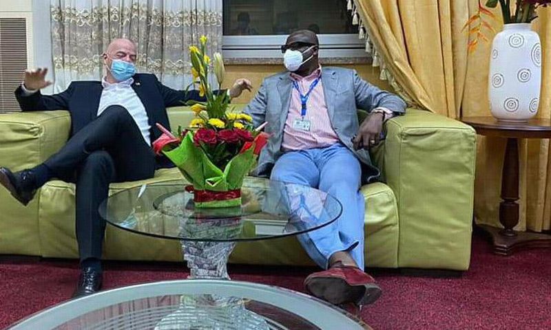 Gianni Infantino à Dakar