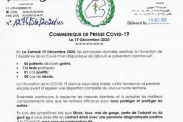 Ministere de la Santé de Djibouti