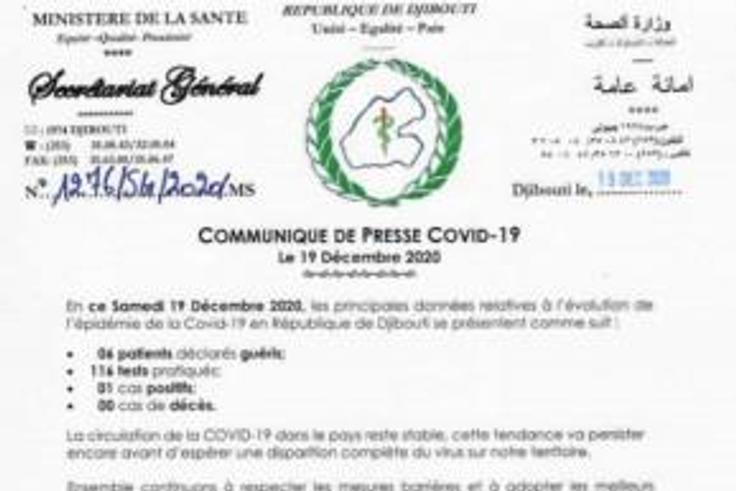 Ministere de la Santé de Djibouti