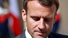 French President Emmanuel Macron (pictured July 2020) tweeted he would travel to Beirut "to bring the Lebanese people a message of fraternity and solidarity from the French" after a massive explosion ripped through Lebanon's capital city