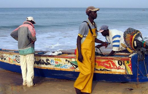 Pêcheurs Sénégalais illustration