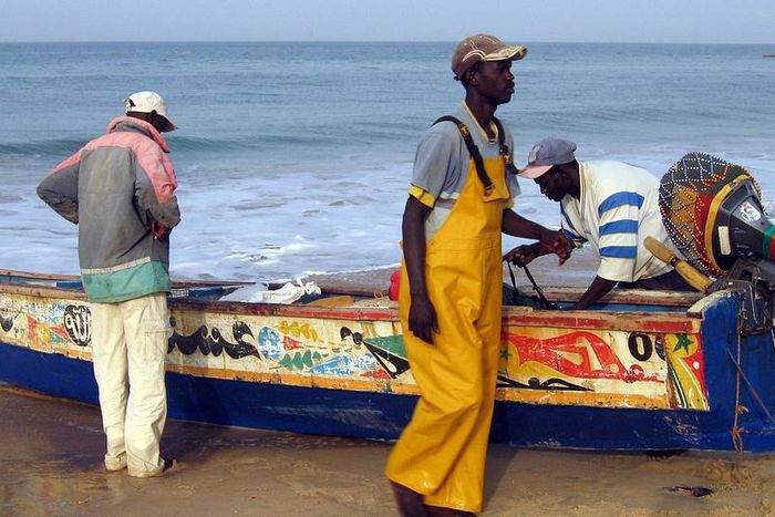 Pêcheurs Sénégalais illustration