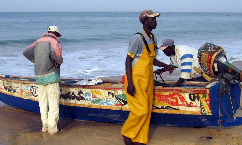 Pêcheurs Sénégalais illustration
