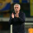 Jose Mourinho saw Roma's perfect start to the Italian season ended by Verona