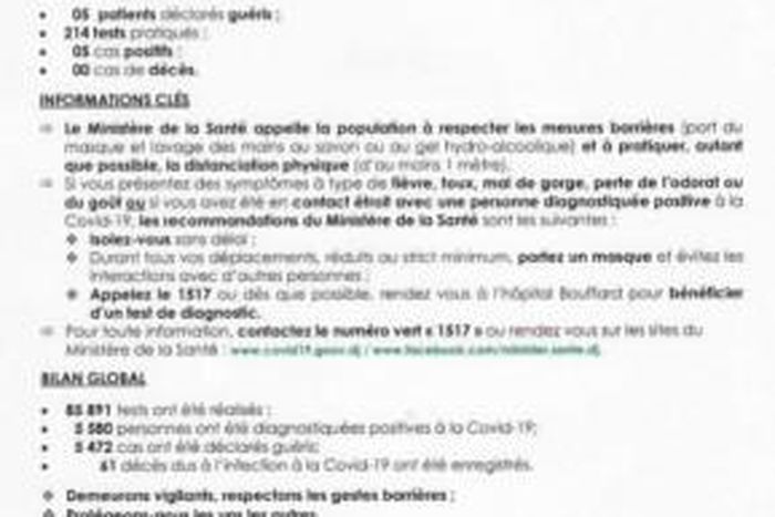 Ministere de la Santé de Djibouti