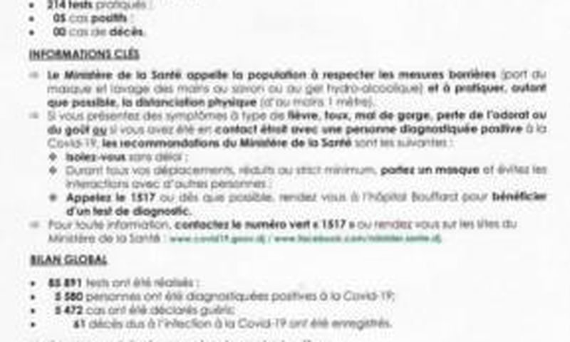 Ministere de la Santé de Djibouti
