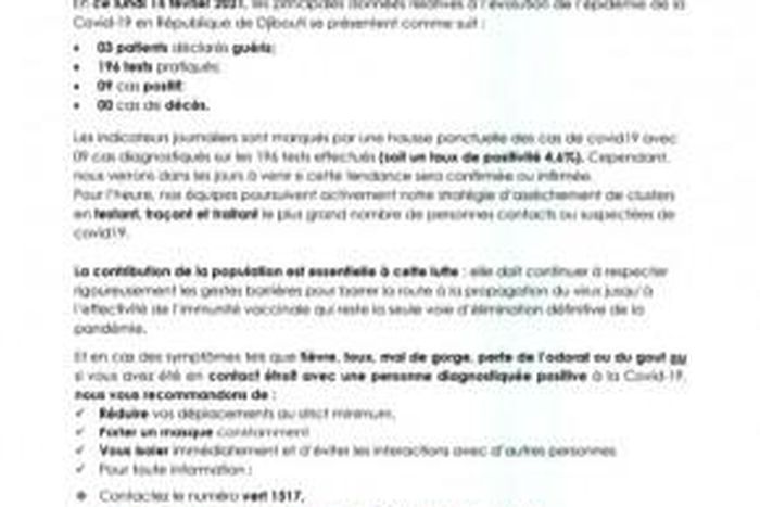 Ministere de la Santé de Djibouti