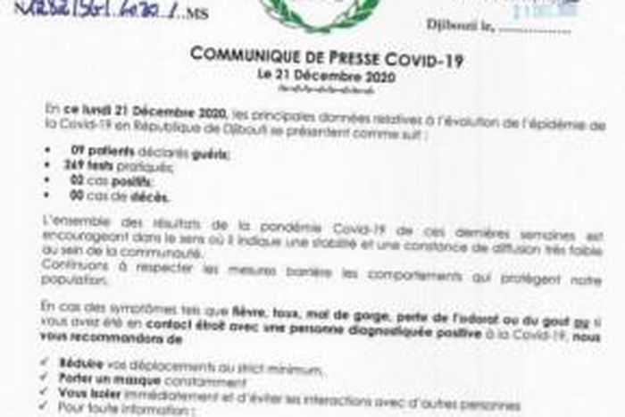 Ministere de la Santé de Djibouti