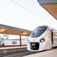 Rame de TER en gare à Dakar