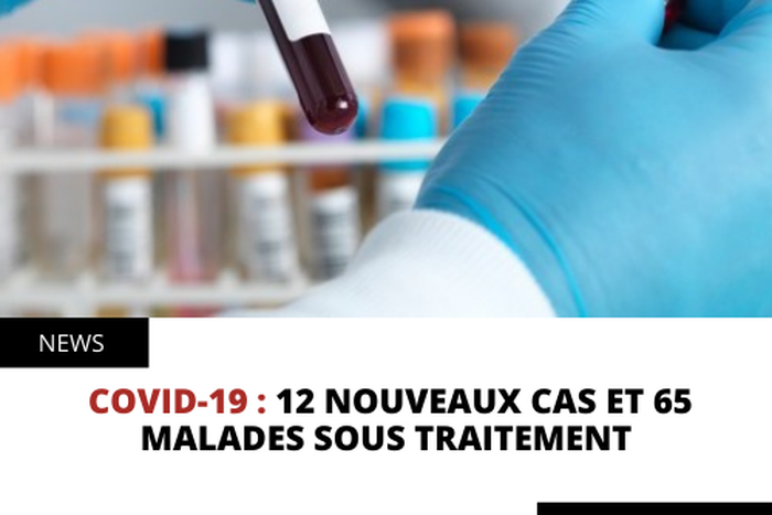 Covid-19 : 12 nouveaux cas et 65 malades sous traitement