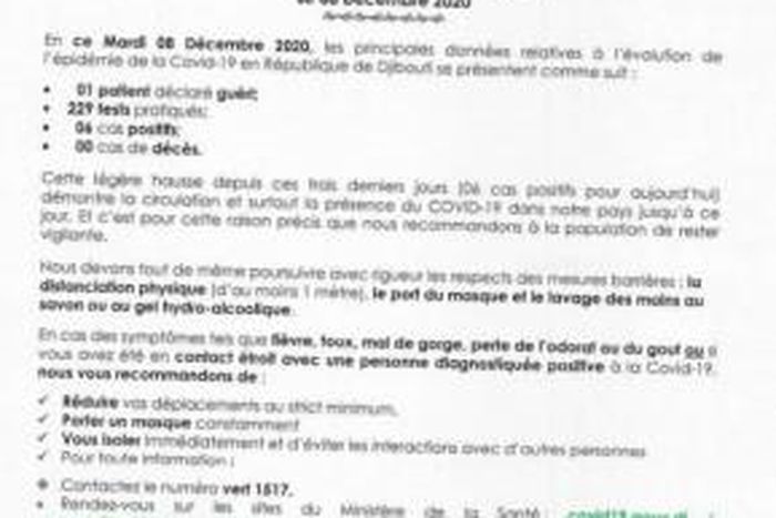Ministere de la Santé de Djibouti