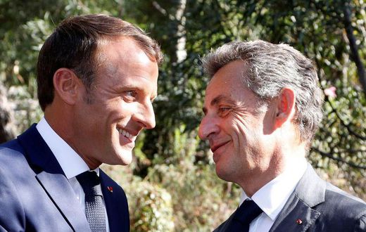 Macron avec Sarkozy