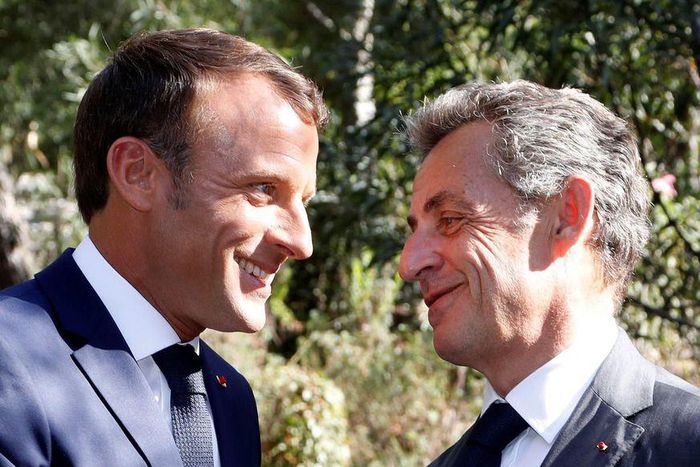 Macron avec Sarkozy