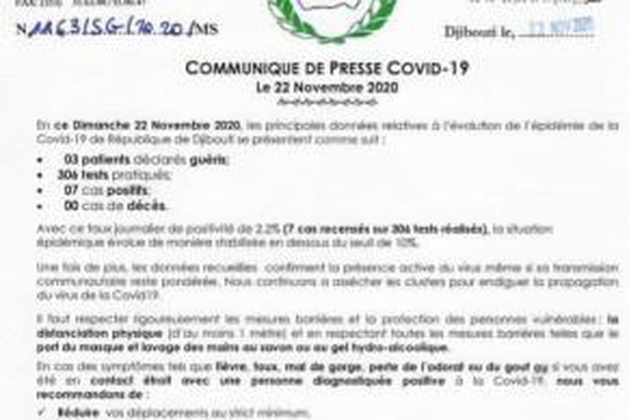Ministere de la Santé de Djibouti