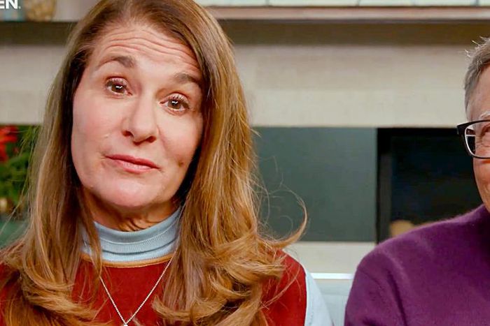 Melinda French Gates and Bill Gates.