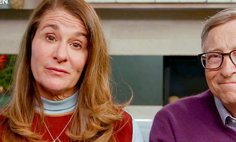 Melinda French Gates and Bill Gates.