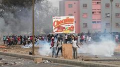 Manifestations pro-sonko à l'UCAD