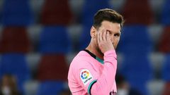 Lionel Messi could not prevent Barcelona drawing away at Levante on Tuesday.