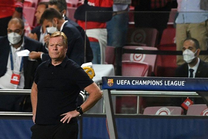 Dutch coach Ronald Koeman is under growing pressure at Barcelona