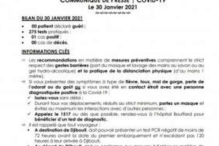 Ministere de la Santé de Djibouti