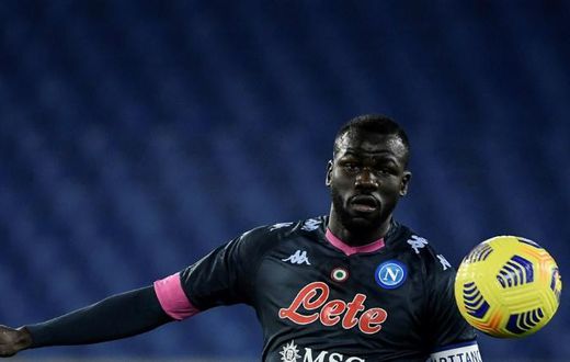 Napoli's Senegalese defender Kalidou Koulibaly is isolating with coronavirus.