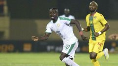 Le Congo avait contrait le Sénégal au match nul (0-0à lors des qualifs pour la dernière CAN - Photo du match aller entre le Sénégal et le Congo-B Le 13 novembre 2019 AFP - SEYLLOU