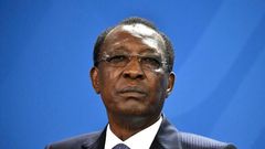 The arrests came during an attempt by the opposition to defy a ban by President Idriss Deby's (pictured) government on a demonstration organised as public anger soared over the nation's growing economic crisis