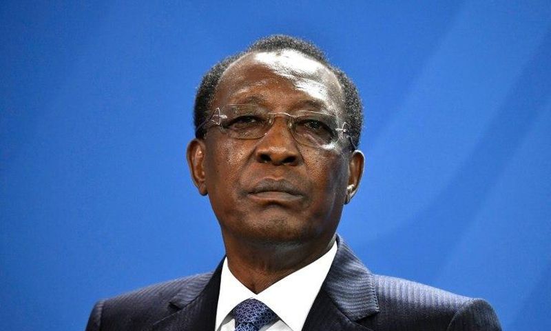 The arrests came during an attempt by the opposition to defy a ban by President Idriss Deby's (pictured) government on a demonstration organised as public anger soared over the nation's growing economic crisis