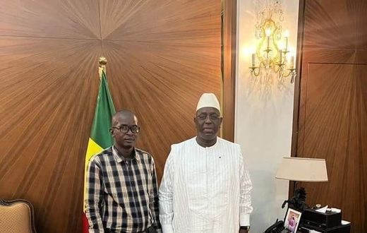 Djibril Ngom reçu au Palais