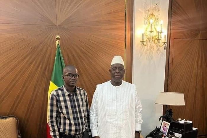 Djibril Ngom reçu au Palais