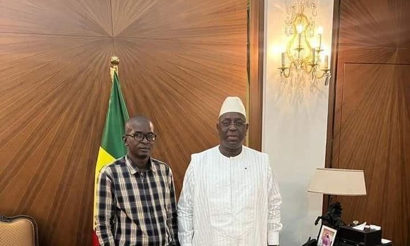 Djibril Ngom reçu au Palais