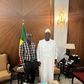 Djibril Ngom reçu au Palais