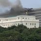 Incendie au Building administratif