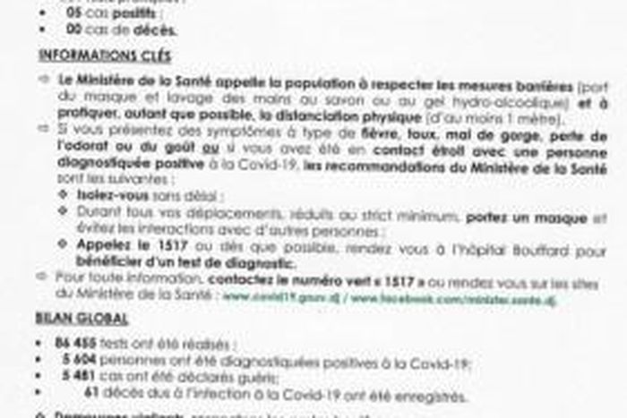 Ministere de la Santé de Djibouti