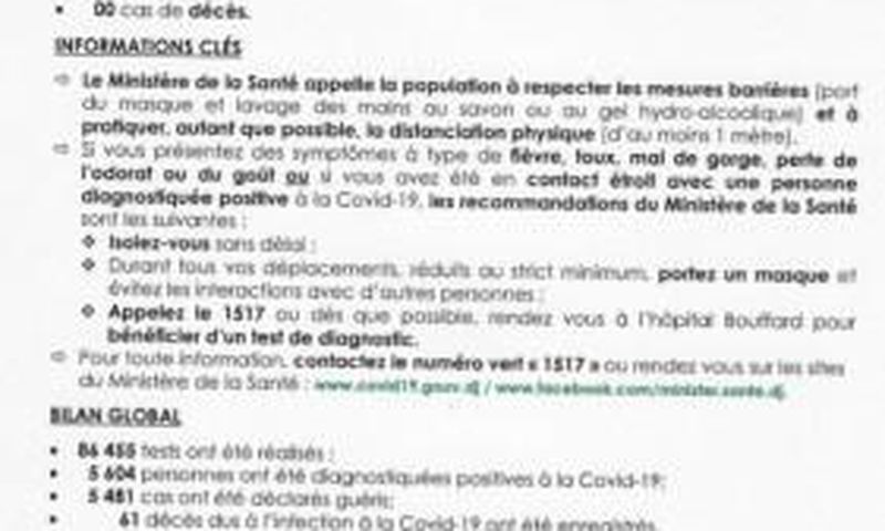 Ministere de la Santé de Djibouti