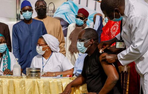 DIOUF SARR HEALTH-CORONAVIRUS-SENEGAL-VACCINATION